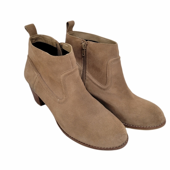 Dolce Vita Shoes - DOLCE VITA Camel Suede Boho Ankle Boots SZ 10